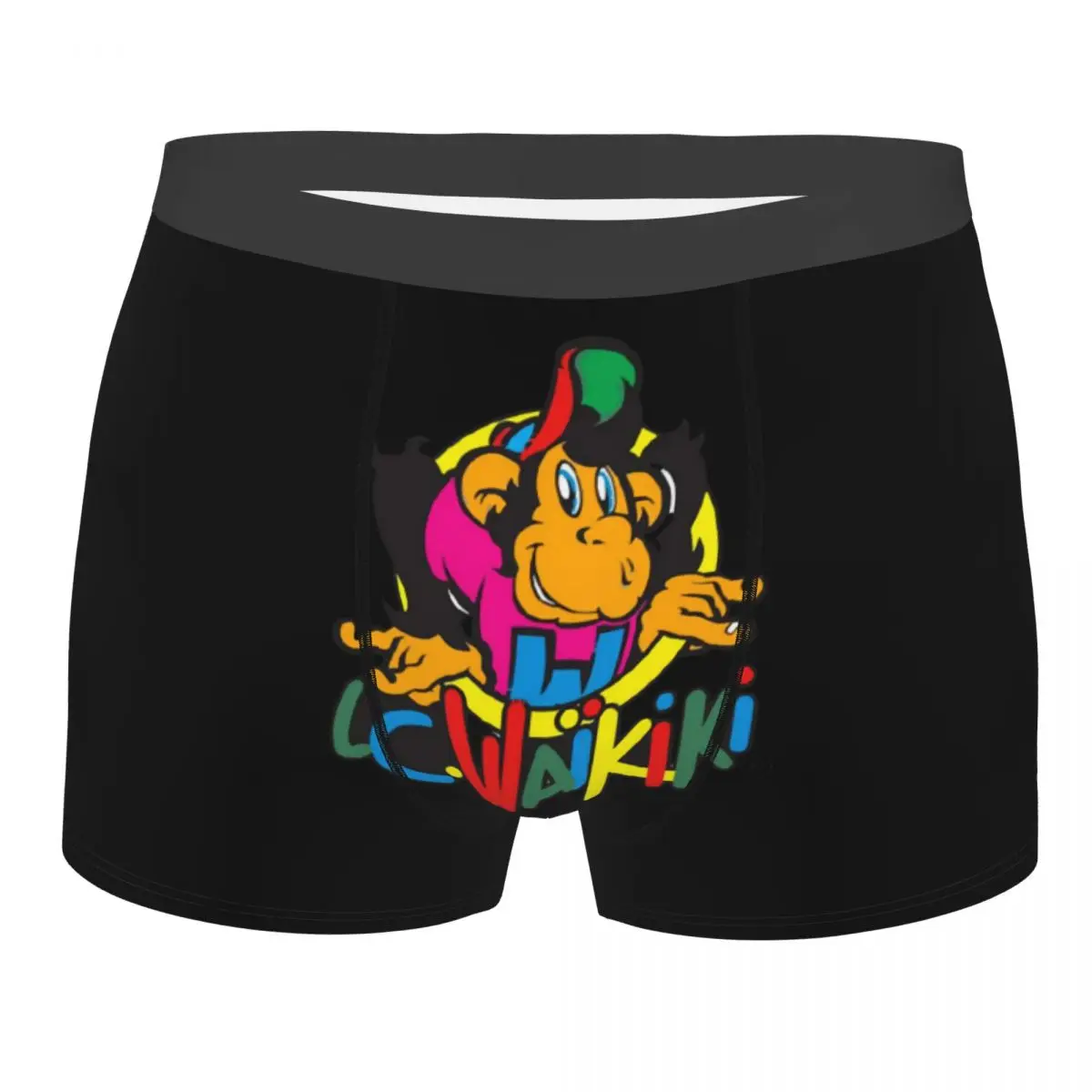 

Novelty Boxer Cute Monkey Shorts Panties Men's Underwear Animal Polyester Underpants for Male Plus Size