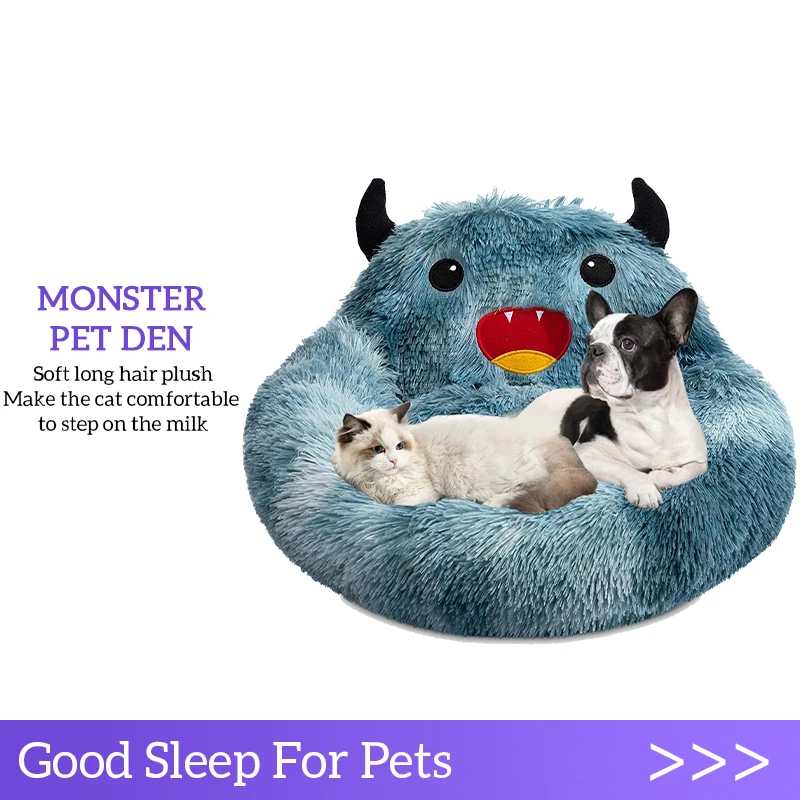 

Super Soft Pet Dog Bed Winter Dog House Long Plush Dog Sleep Bag Cats Cushion Mat Warm Basket For Large Small Dog Cat Supplies