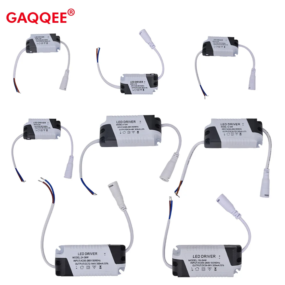 

AC85-265V LED Driver 240-260mA Light Transformer Constant Current Power Supply Adapter for Lamp Strip Floodlights Street Lights