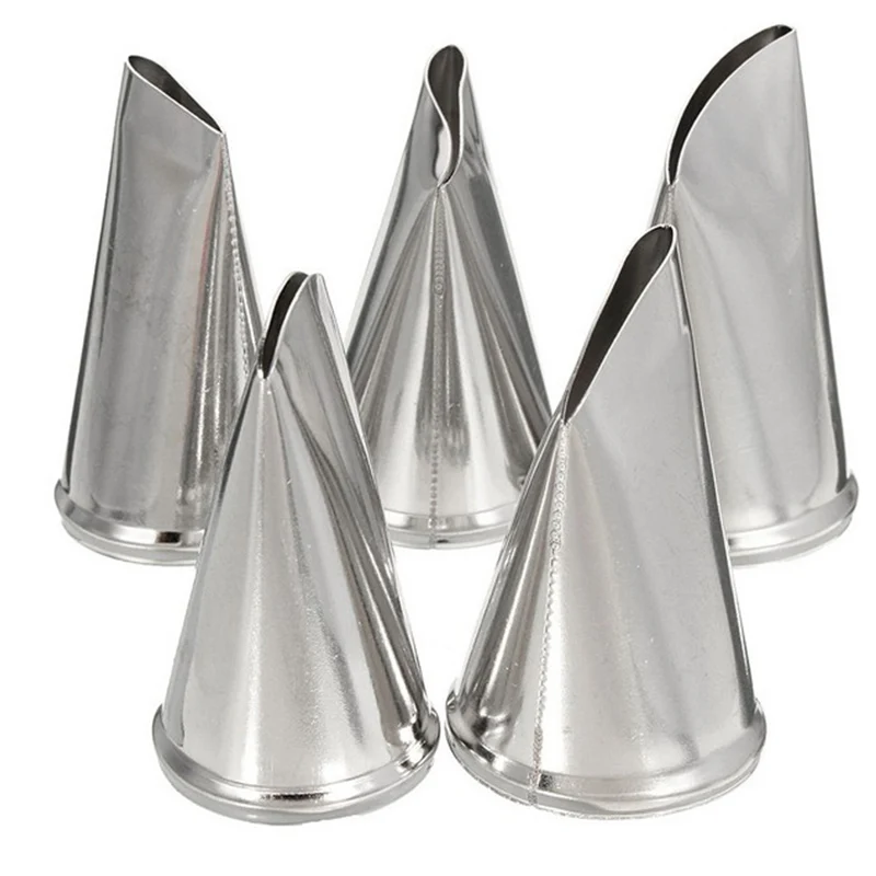 

Инструменты для украшения тортов из нержавеющей стали, насадки для глазирования, кремовый лепесток розы, аксессуары для кухни