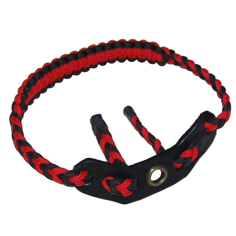 

Knitted Wrist Bow Sling Archery Adjustable Braided Wrist Sling Strap Compound Bow Stabilizer for Shooting Practice Sport 24BD