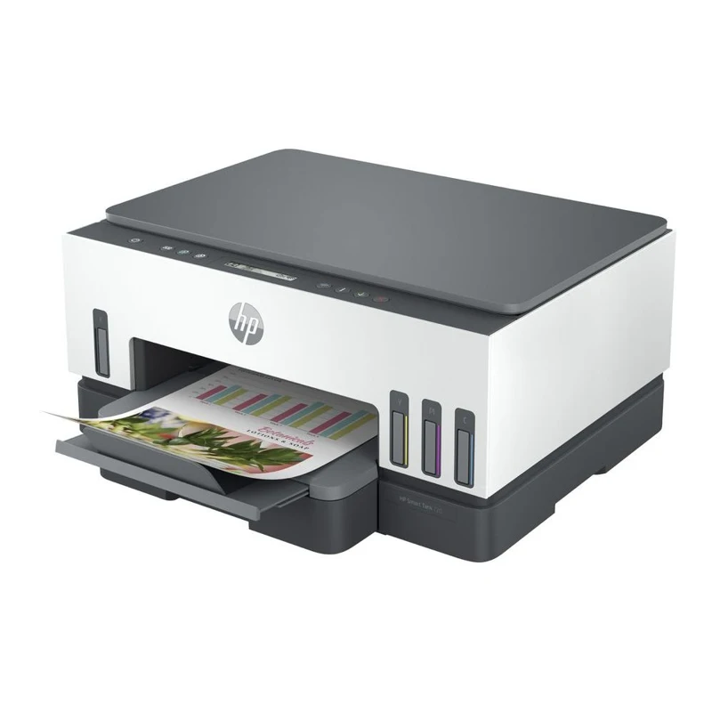 МФУ струйный HP Smart Tank 720 (A4 принт/копир/скан 1200dpi 23чб/22цв ppm 128Mb Duplex СНПЧ WiFi Bluetooth LE USB)