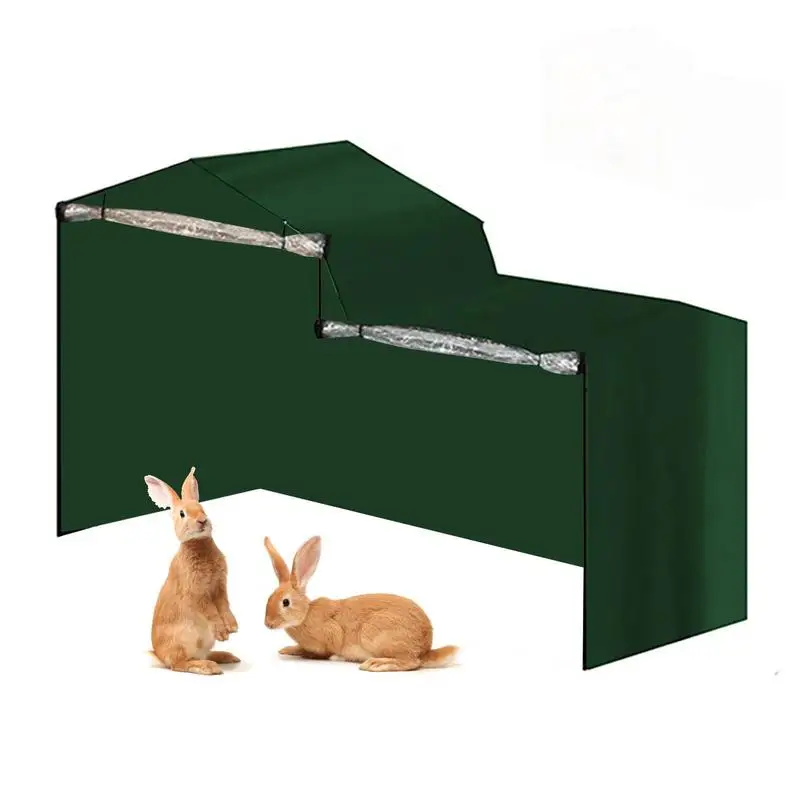 

Cat Tent Outdoor Bird Cages Waterproof Dustproof Pet Kennel Protector Sturdy Durable Pet Supplies With PVC Window For Chickens