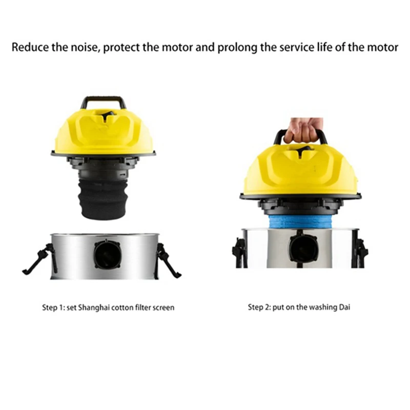 Для пылесоса Karcher WD2 WD3 WD1 MV3 MV2 текстильные мешки с фильтрами для влажной и сухой