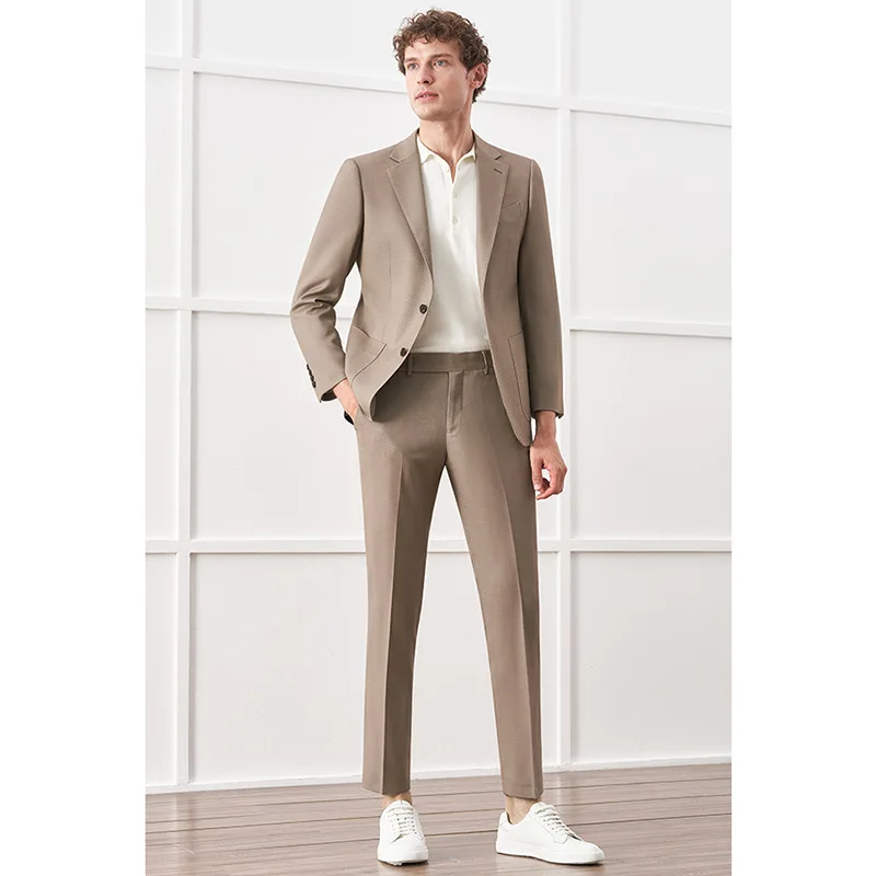8645-T-Men's summer new Customized suit bottoming Customized suit half sleeve