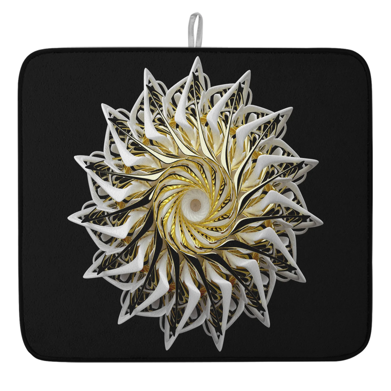 

Абстрактный геометрический цветочный бытовой коврик для сушки посуды для кухни, чашек, тарелок, подстилок для раковины, впитывающий товар д...