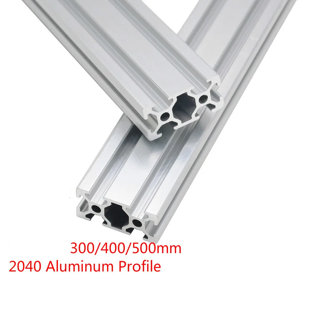 

2040 Extrusion Aluminum Profile Linear Rail Guide EU European Standard Anodized 100/200/300/400/500mm 2040 CNC 3D Printer Part