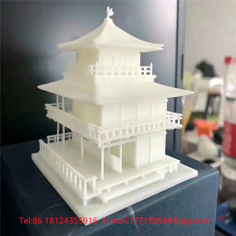 

Building model customization House customization SLA white resin green toughness resin prototype model factory manufacturer