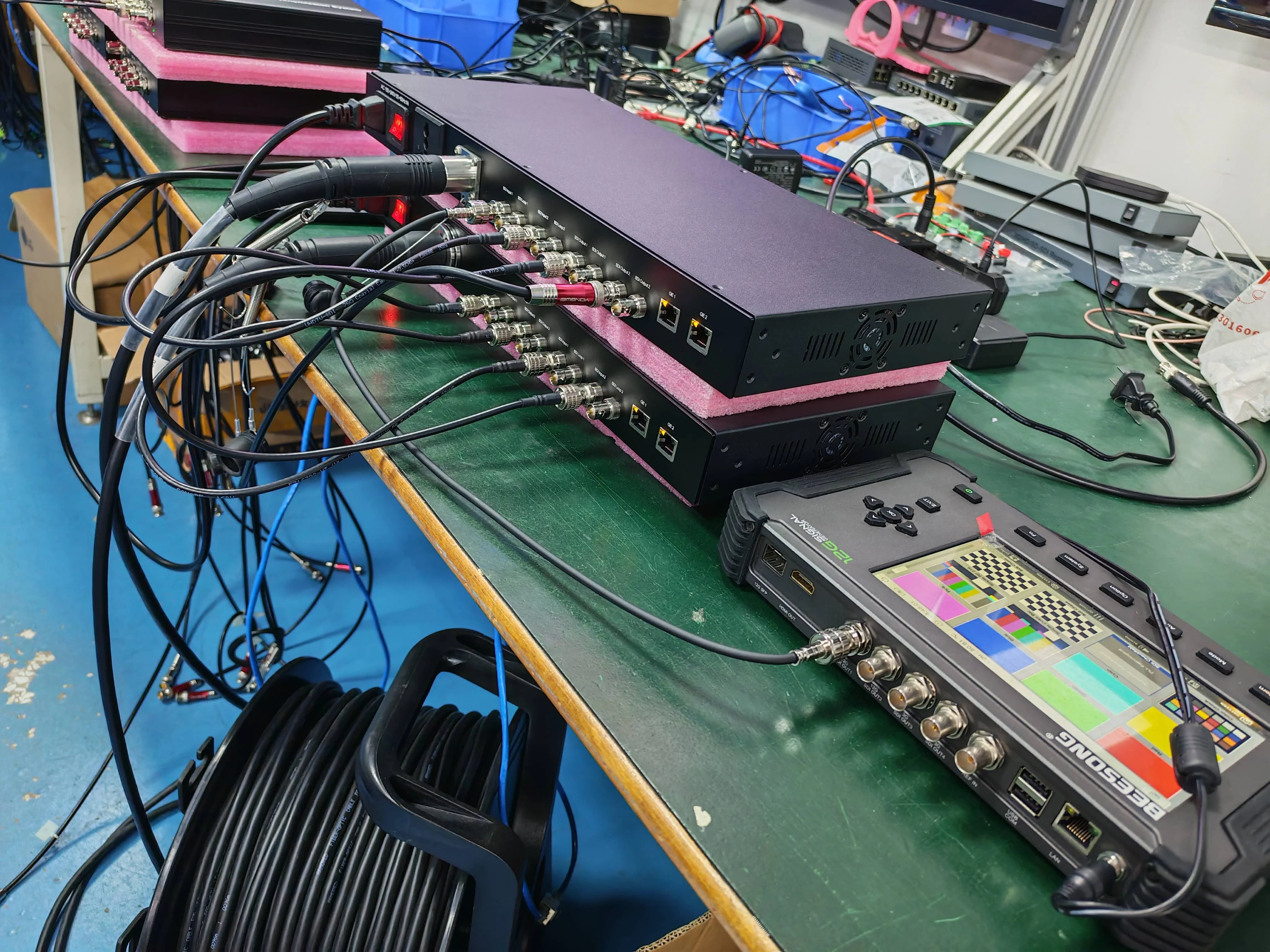 Фото 19-футовое 2-кратное двунаправленное видео 12G 4K SDI с сетевой системой оптоволоконной передачи 1000M №4