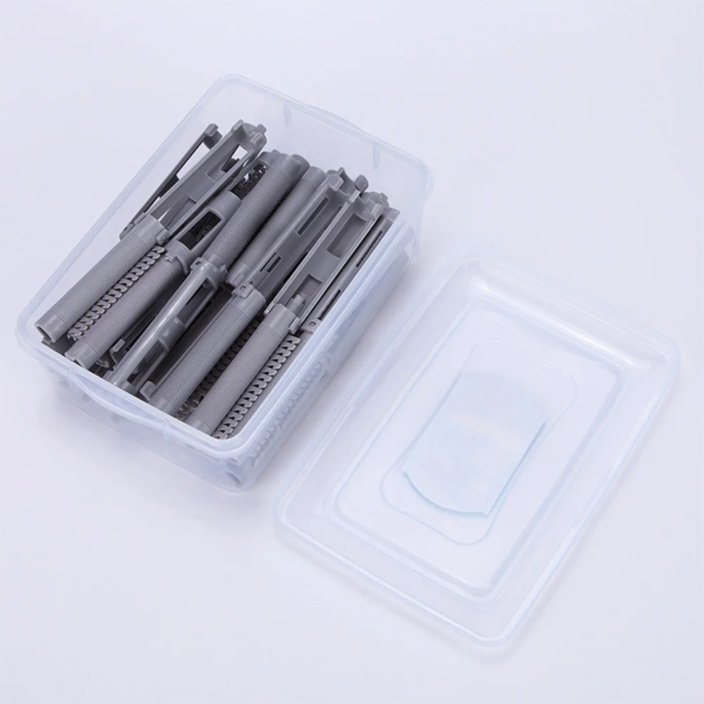 Синие бигуди для волос парикмахерский инструмент щипцы завивки бытовые легкие