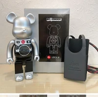 28cm berbricklys 400 original bearbrick toy leica m camera brand new pvc action figure collectible art toy gifts with sheath