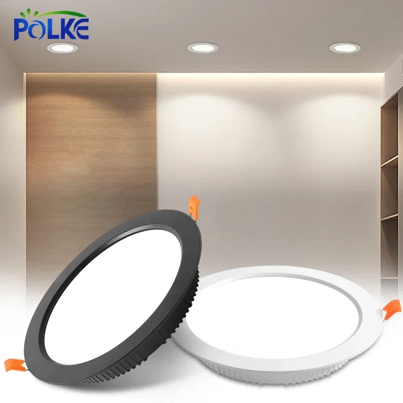 

Ultra Thin LED Downlight 5W 7W 15W18W 220V Recessed Ceiling Light Round Led Panel Down Light Indoor Bedroom Spot Light Lighting
