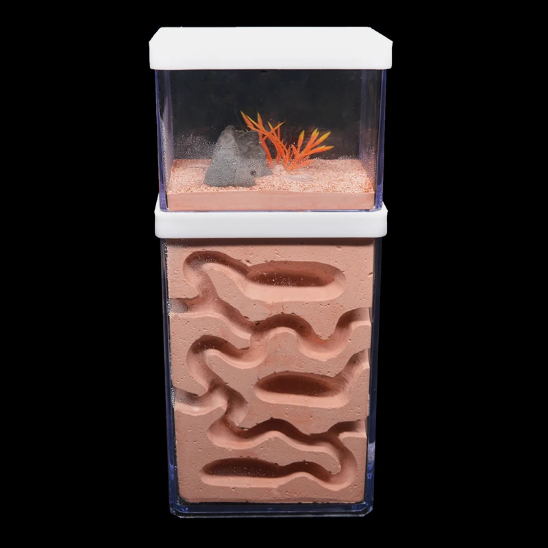 new large plaster ant farm natural ecological big ant nest insect castle workshop pet anthill ant house with feeding area free global shipping