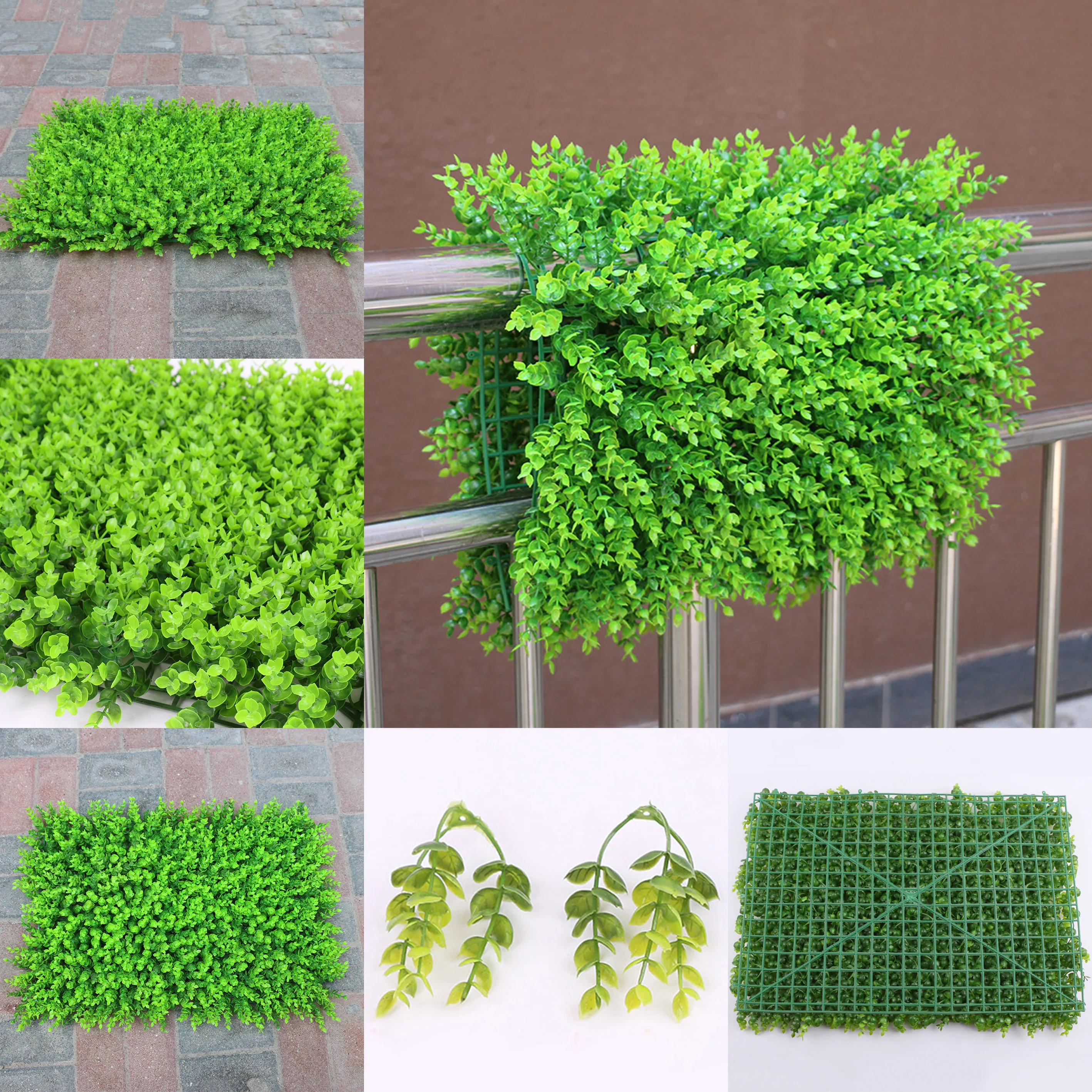 

Artificial Plant Wall Garden Wedding Backdrop Party Decoration ShopWindow Wisteria Decor Hanging Panel Flower Home Decoration