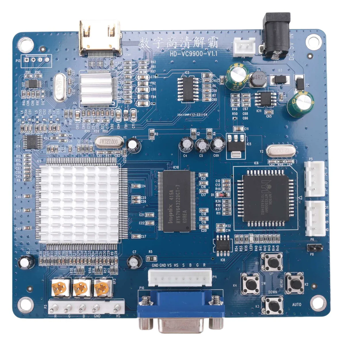 Плата преобразования игр HD Jieba VGA/RBGS SG-VC9900 с низким разрешением и высоким