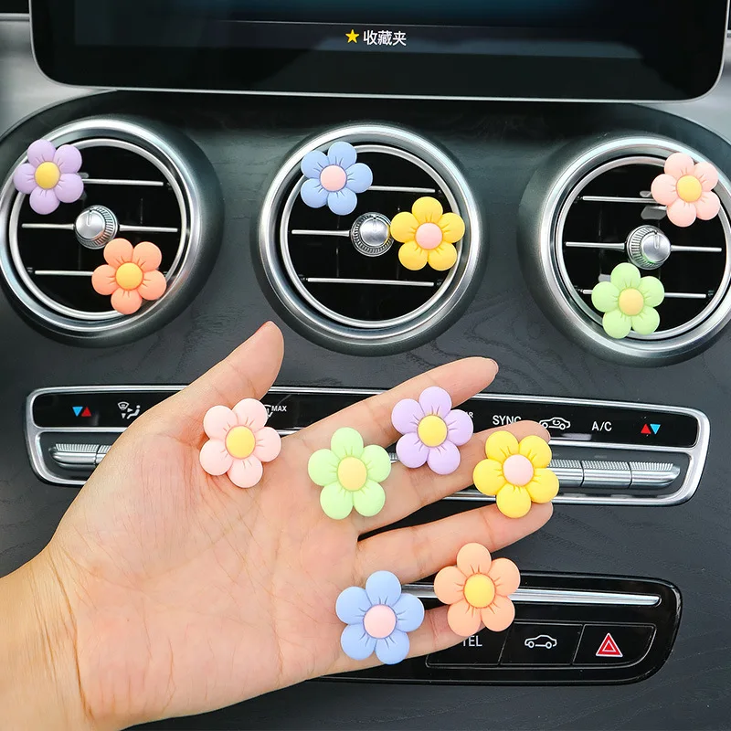 6Pcs/Set Flower Car Outlet Ven	