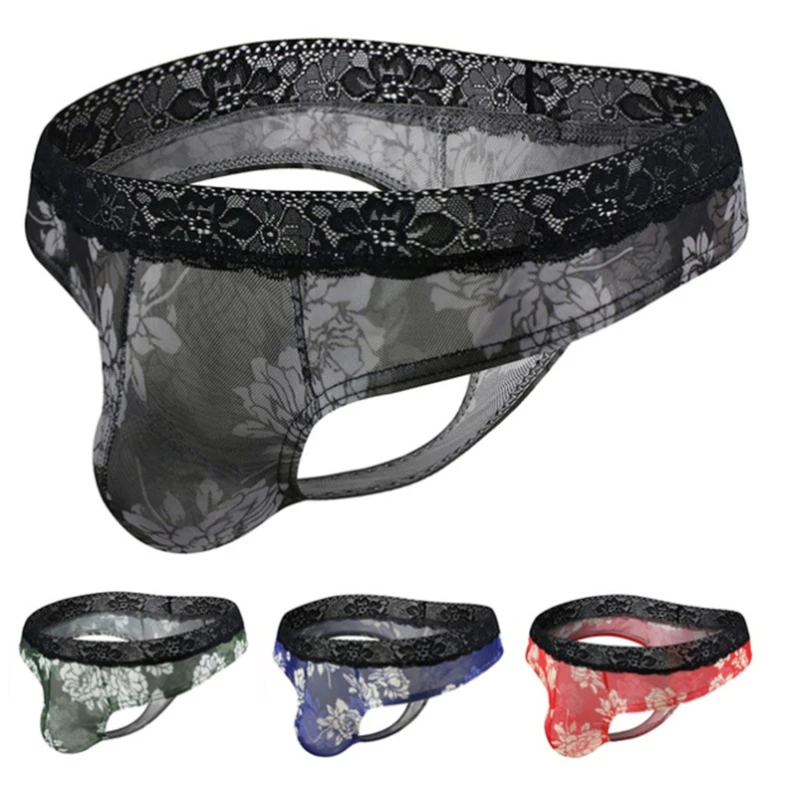 

Стринги мужские из вискозы, пикантное тонкое дышащее нижнее белье с принтом, джоки, гей-трусы