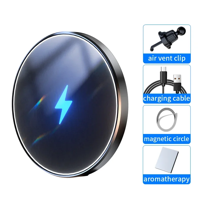 

Универсальный магнитный держатель, автомобильная подставка для сотового телефона для iPhone 15 14 13 MagSafe, держатель для смартфона