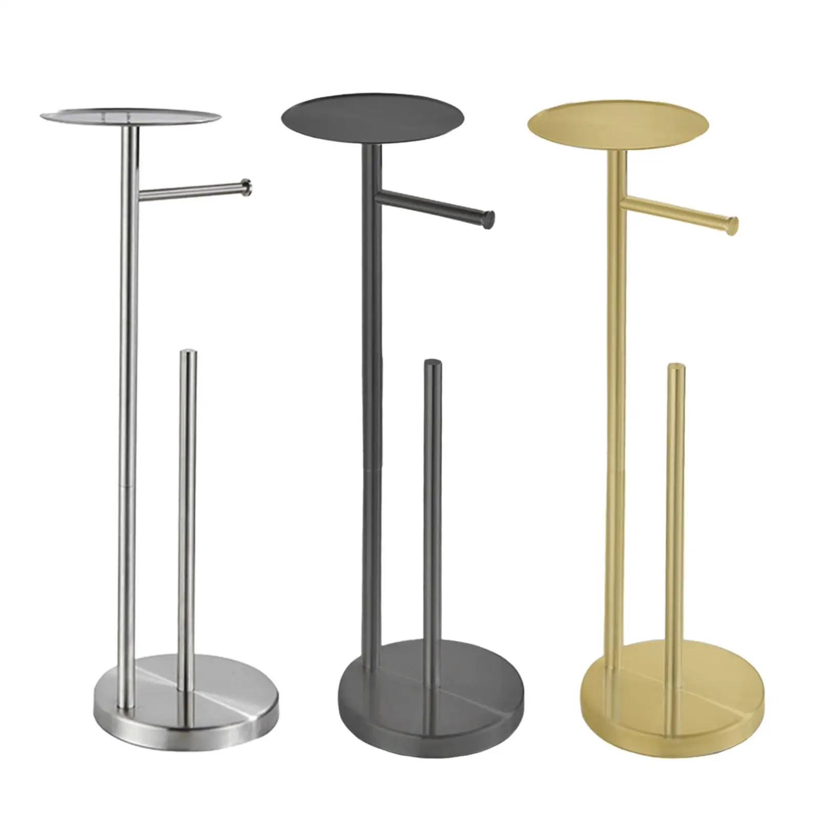 

Stainless Steel Toilet Paper Roll Holder Organization for Kitchen Bathroom