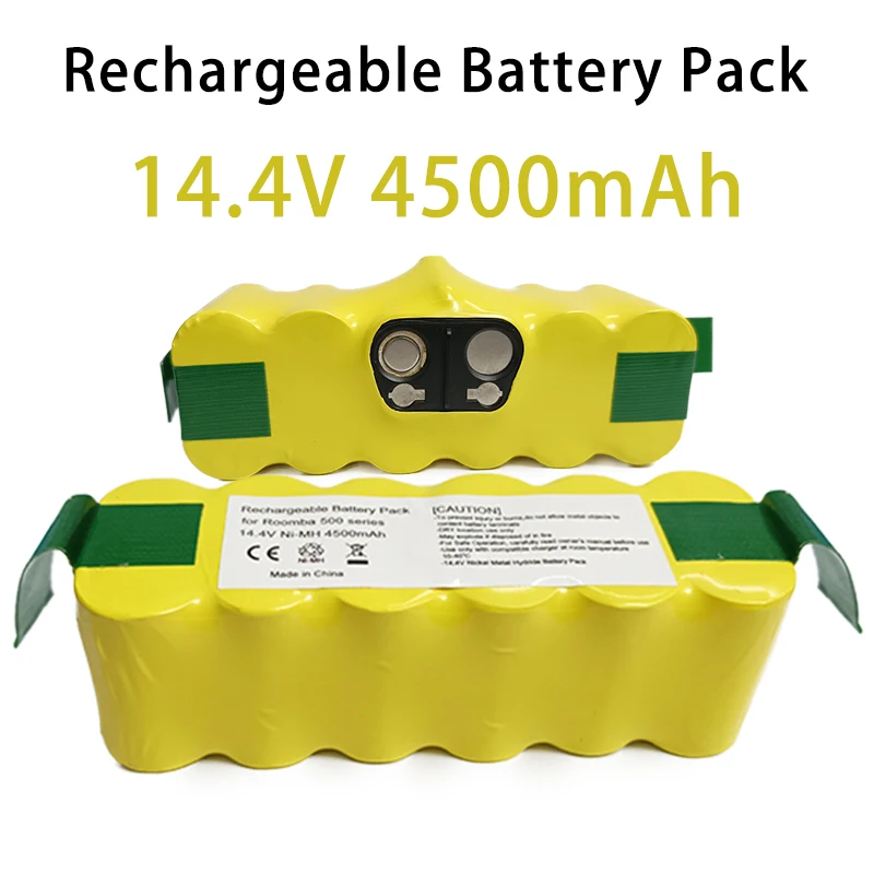 

Aicherish 18650 Lithium Ion Sweeper Battery 14.4V4500Mah For Vacuum Cleaner 500 530 570 580 600 630 650 700 Rechargeable Battery