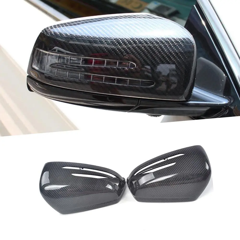 

Carbon Fiber Rearview Side Mirror Cover Trim Cap for Mercedes Benz A C CLA GLA CLS Class W176 W117 W204 W212 W218 W207 2013-18