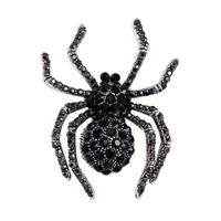 gift women pin rhinestone inlaid jewelry gift jewelry badge brooch vintage spider bag lapel gift