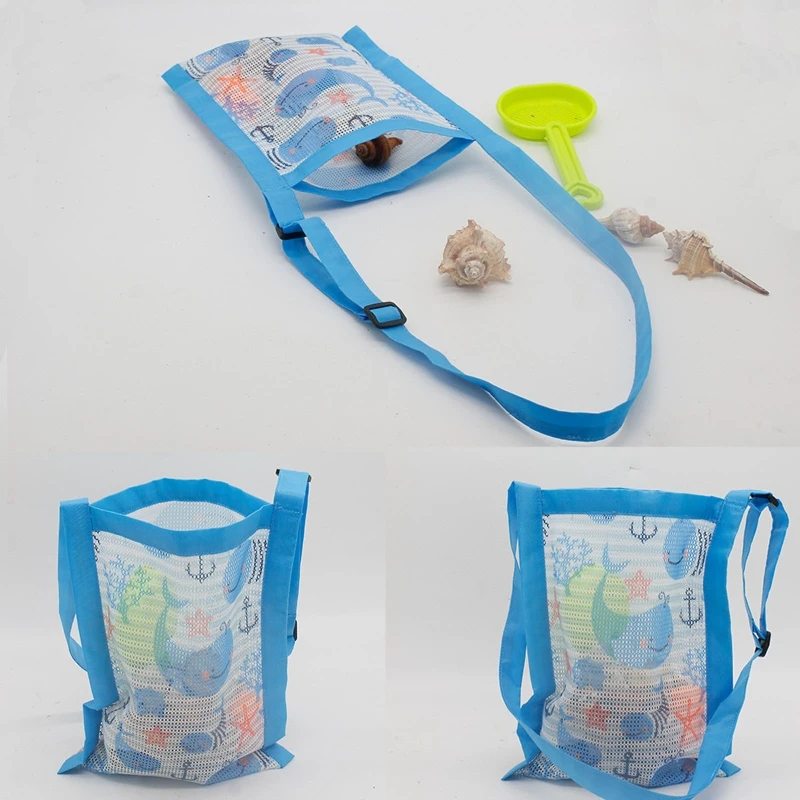 Y3NF Kids/Baby Bath Toy Tidy Tile Hanging Summer Vacation Shell Bags Storage Bag