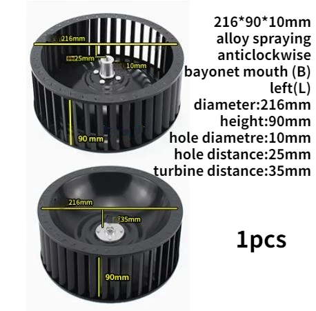 

Бесшумная крыльчатка вентилятора 238 мм