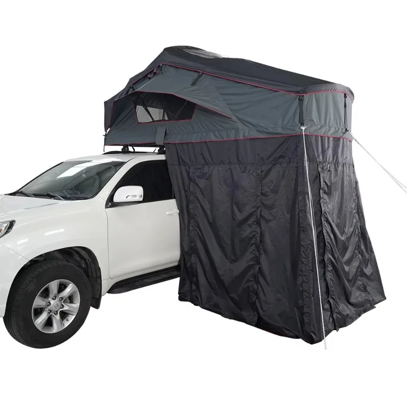 Фото Палатка на крышу автомобиля Sunday Campers Soft Rooftop Tent SRT15E для глэмпинга на природе с пристройкой-анексом №1