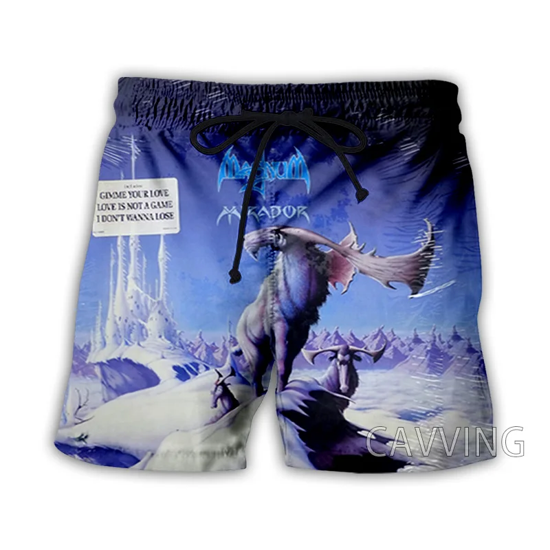 

CAVVING 3D Printed Rock Band Summer Beach Shorts Streetwear Quick Dry Casual Shorts Sweat Shorts for Women/men