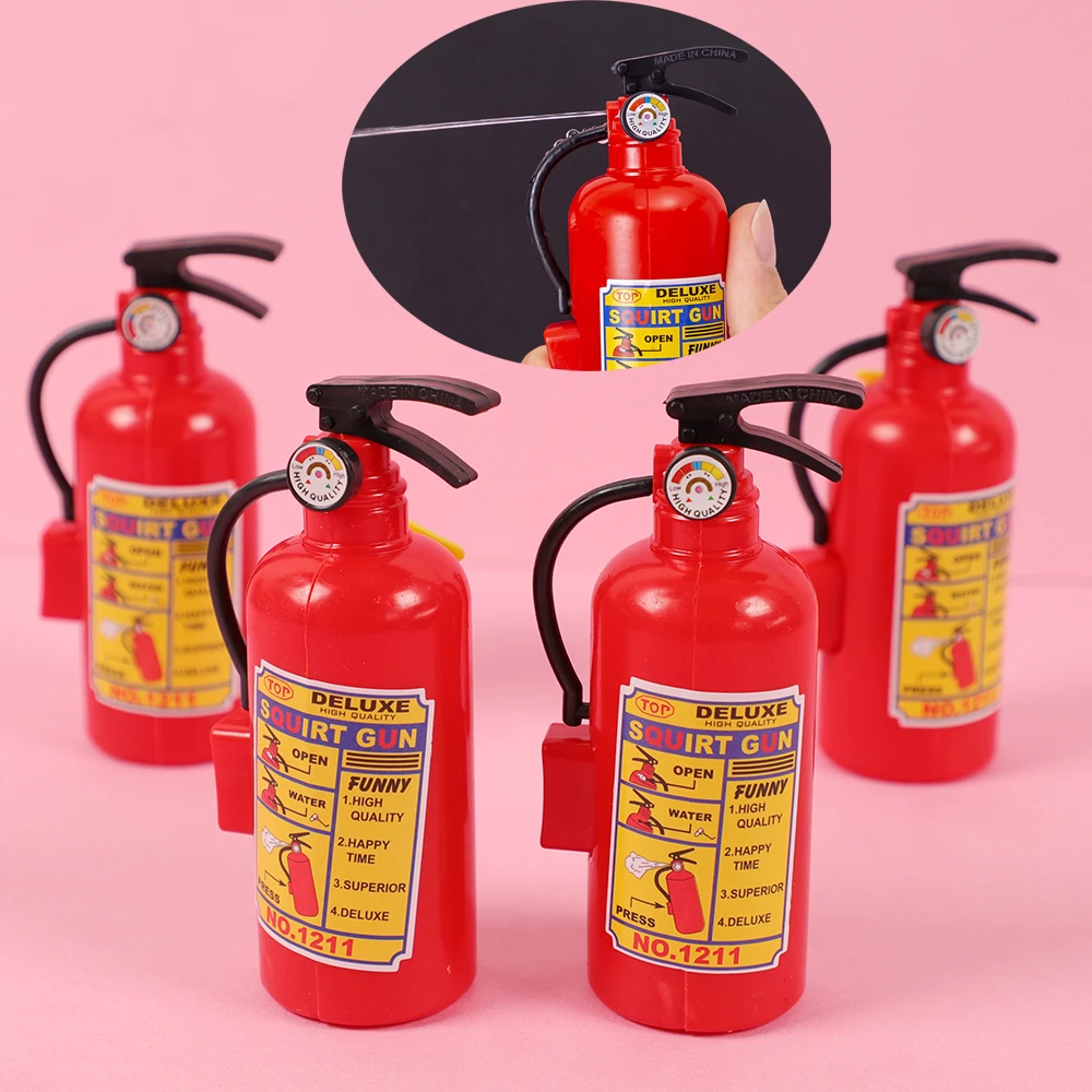 

3 Pack Mini Creative Fire Extinguisher Water Gun Toys Outdoor Beach Games Toys Party Favor Giveaway Piñata Filler