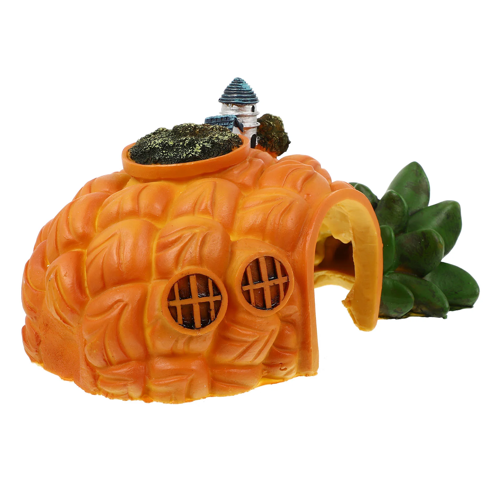 

1Pc Creative Durable Aquarium Pineapple Castle Aquarium Landscaping Decoration for Home