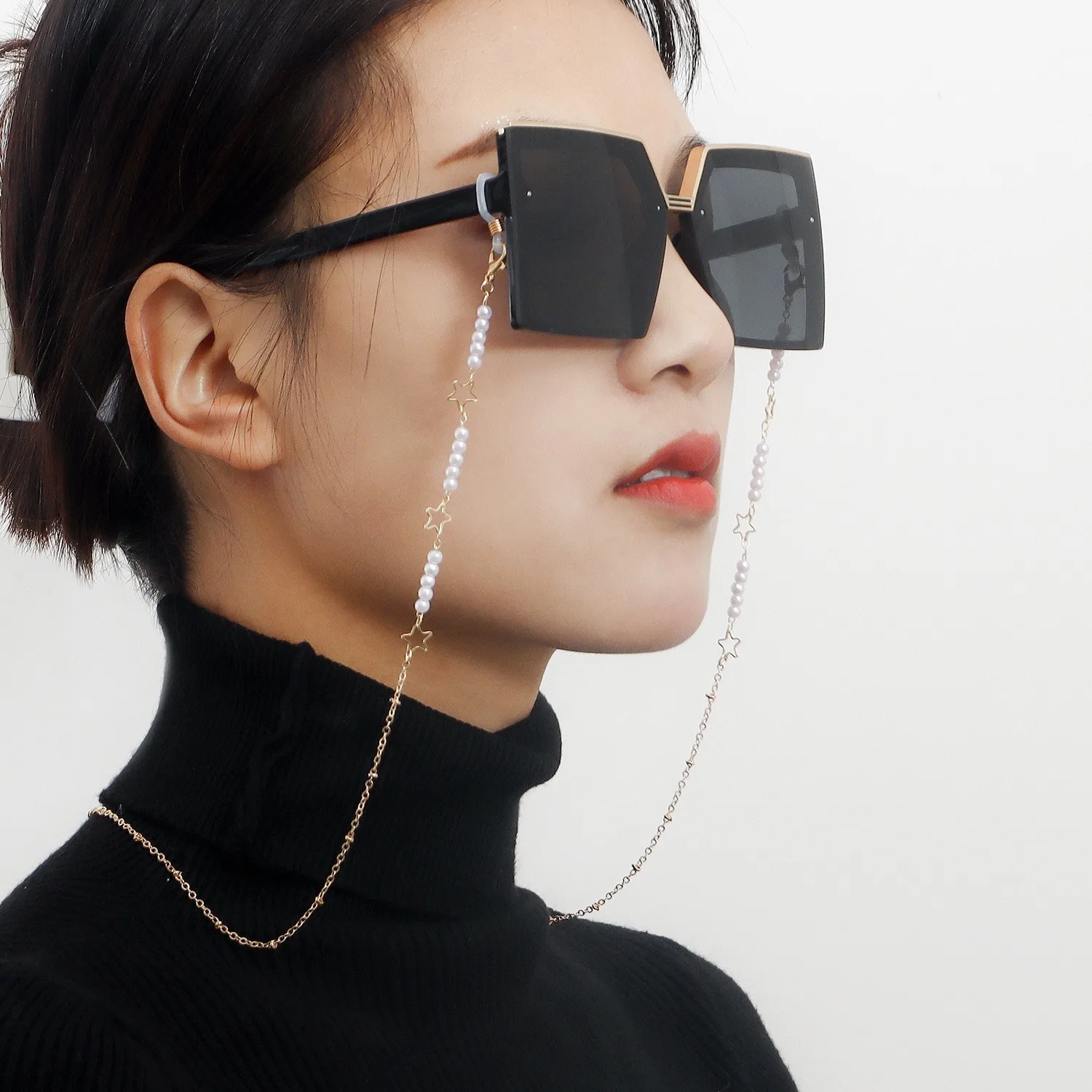 Женская модель с подвесной веревкой и цепочкой против потери модная женская