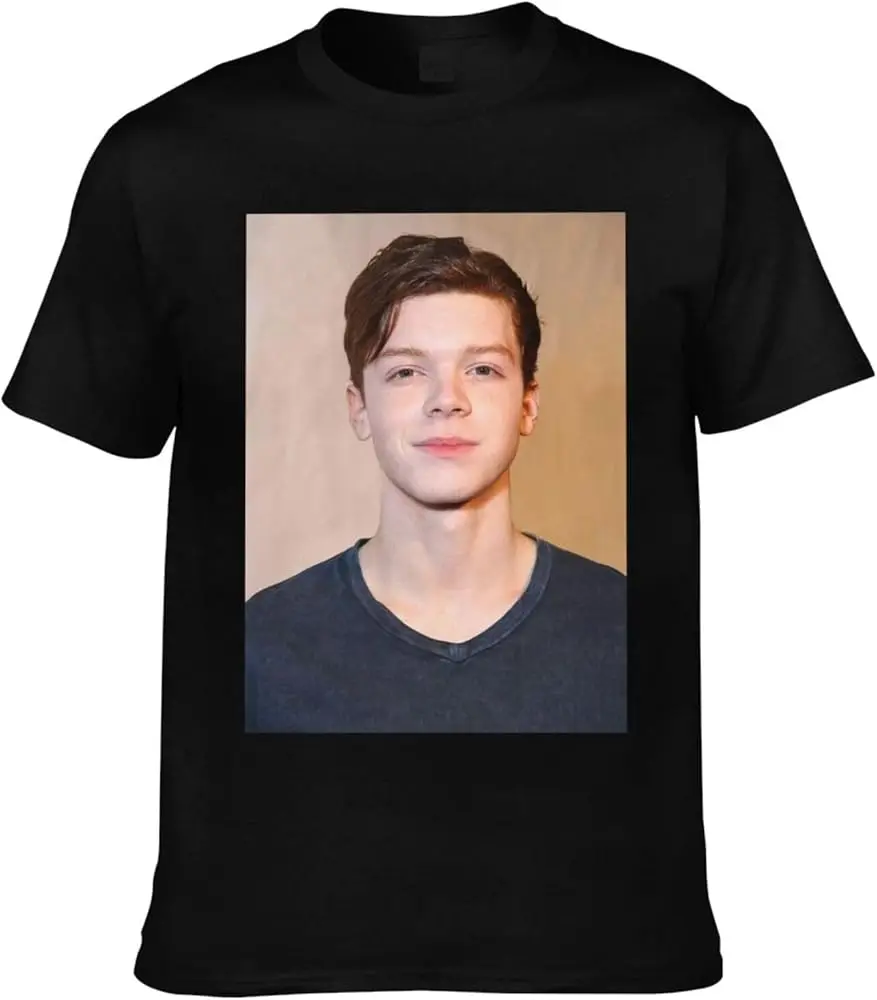 Фото Футболка Cameron Monaghan с коротким рукавом, 100% хлопок, женская футболка №1