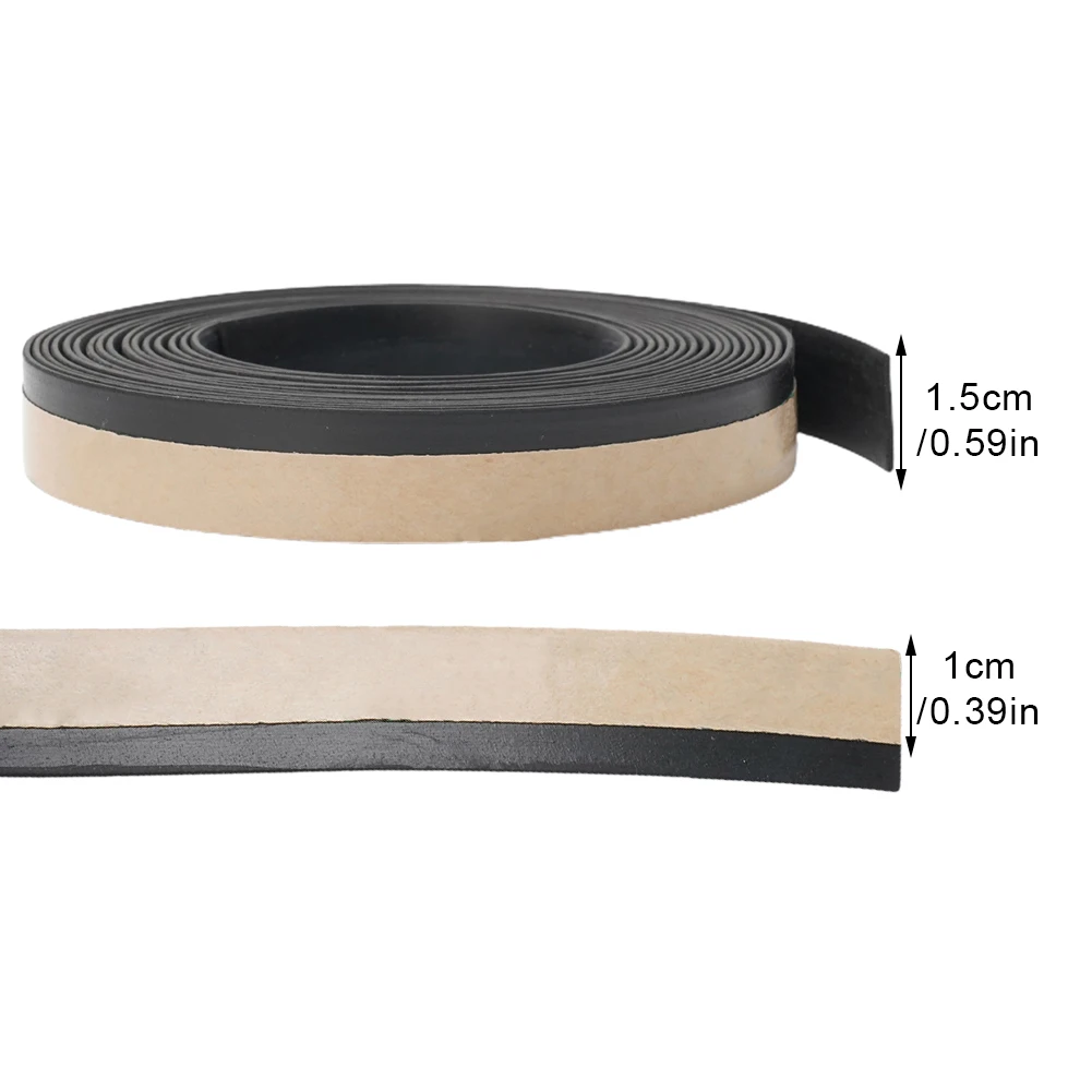 

High Quality Practical Sealing Strip EPDM Edge Front&Rear Moulding Noise Side 15MM Waterproof Weatherstrip Black