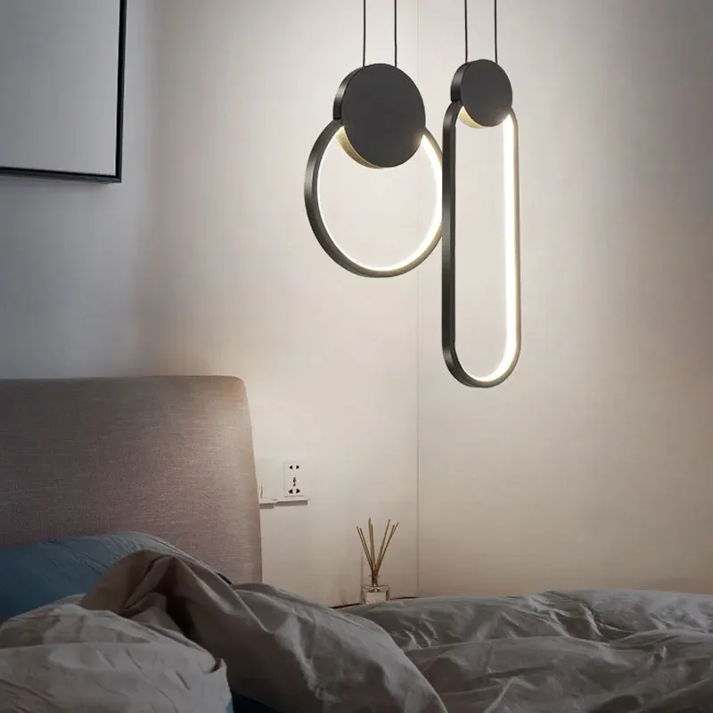 Скандинавский мягкий роскошный светодиодный подвесной светильник для