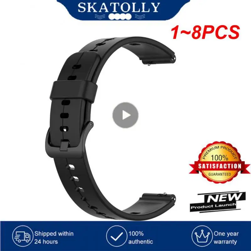 

1-8 шт., мягкий силиконовый спортивный ремешок для часов