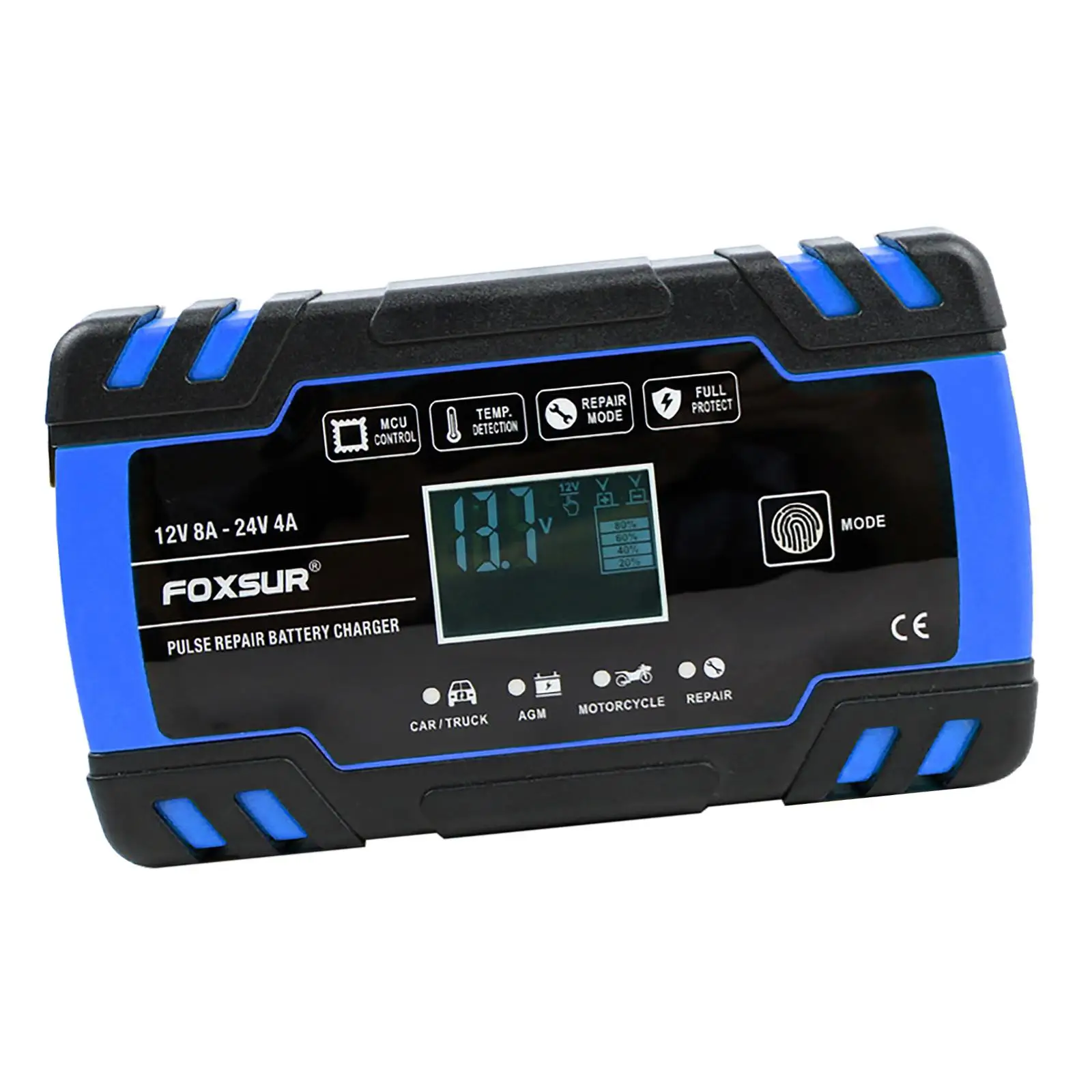 

Умное автомобильное зарядное устройство 12 В/8 А 24 В/4 а с ЖК-дисплеем