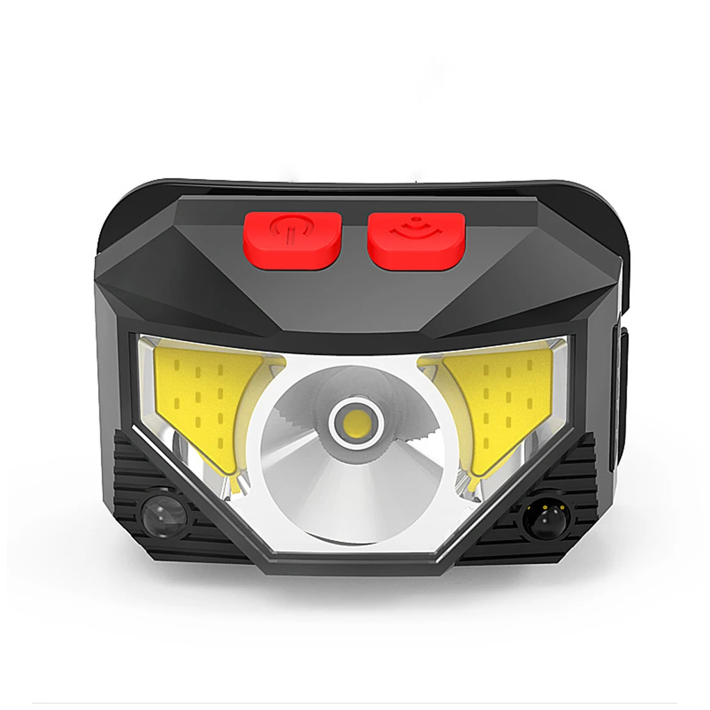 

Induction Headlight USB Rechargeable Life Waterproof Headlamp Head Torch