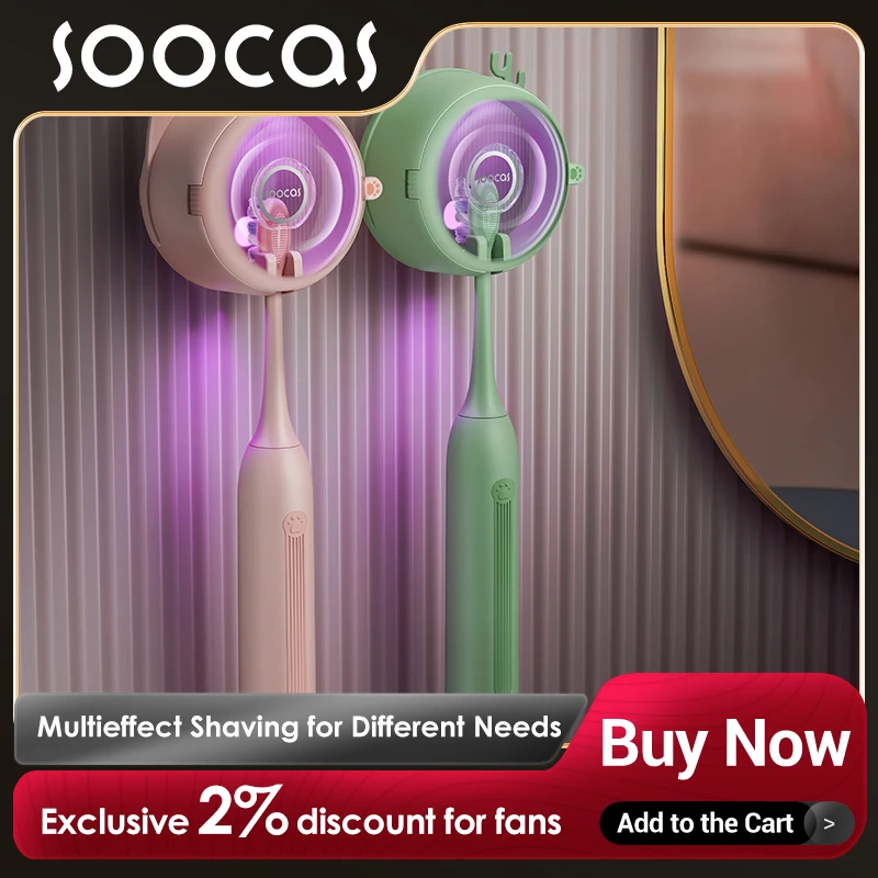 

SOOCAS D3 Sonic Electric Toothbrush Smart Ultrasonic Tooth Brush Cleaner Whitening Waterproof and Sanitizer Toothbrush