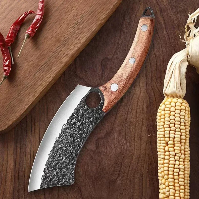 Ручной кованый набор охотничьих ножей из нержавеющей стали 5Cr15Mov универсальный