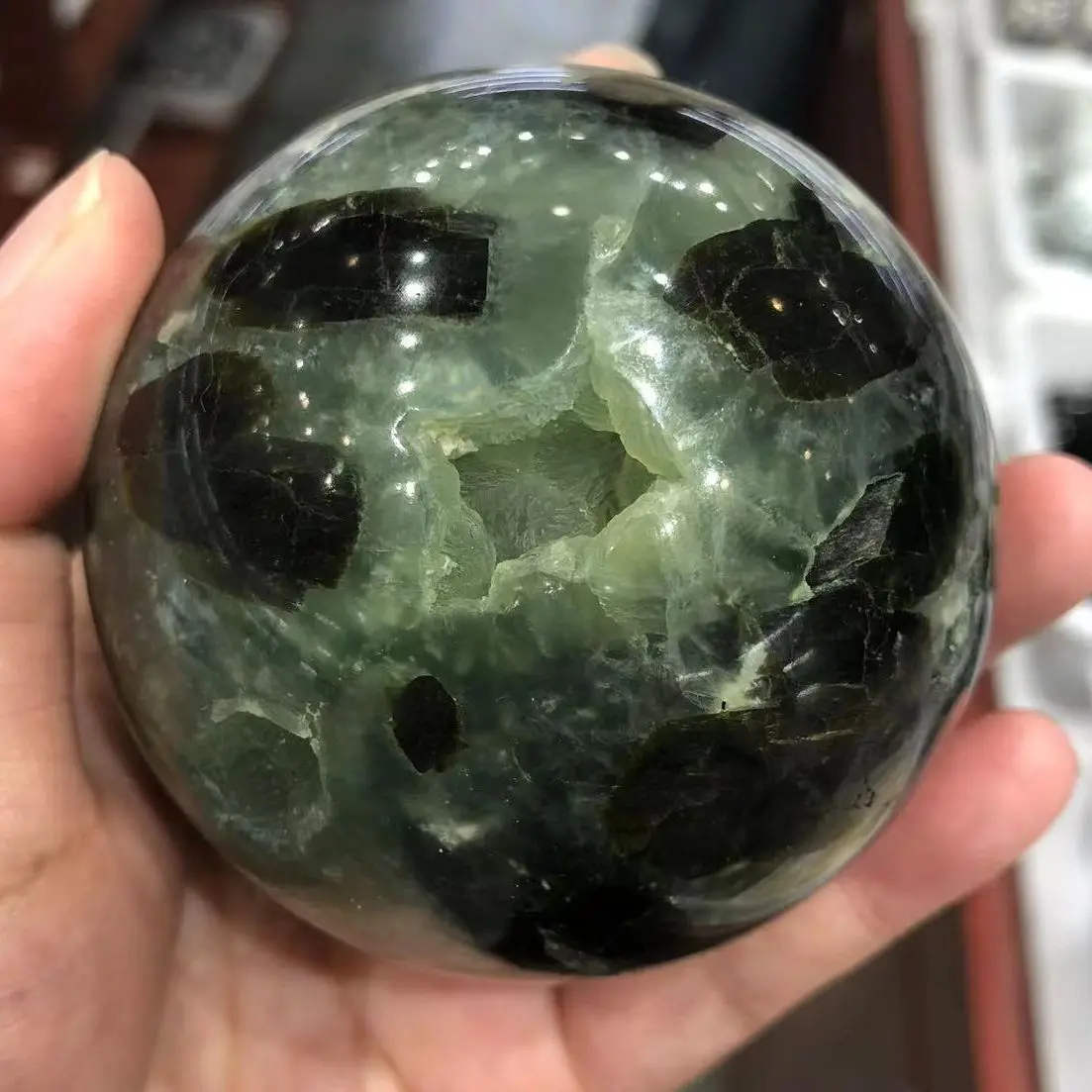 

Натуральный хрустальный пористый шар, хрустальное отверстие, энергетическая Сфера, подарок, украшения для дома