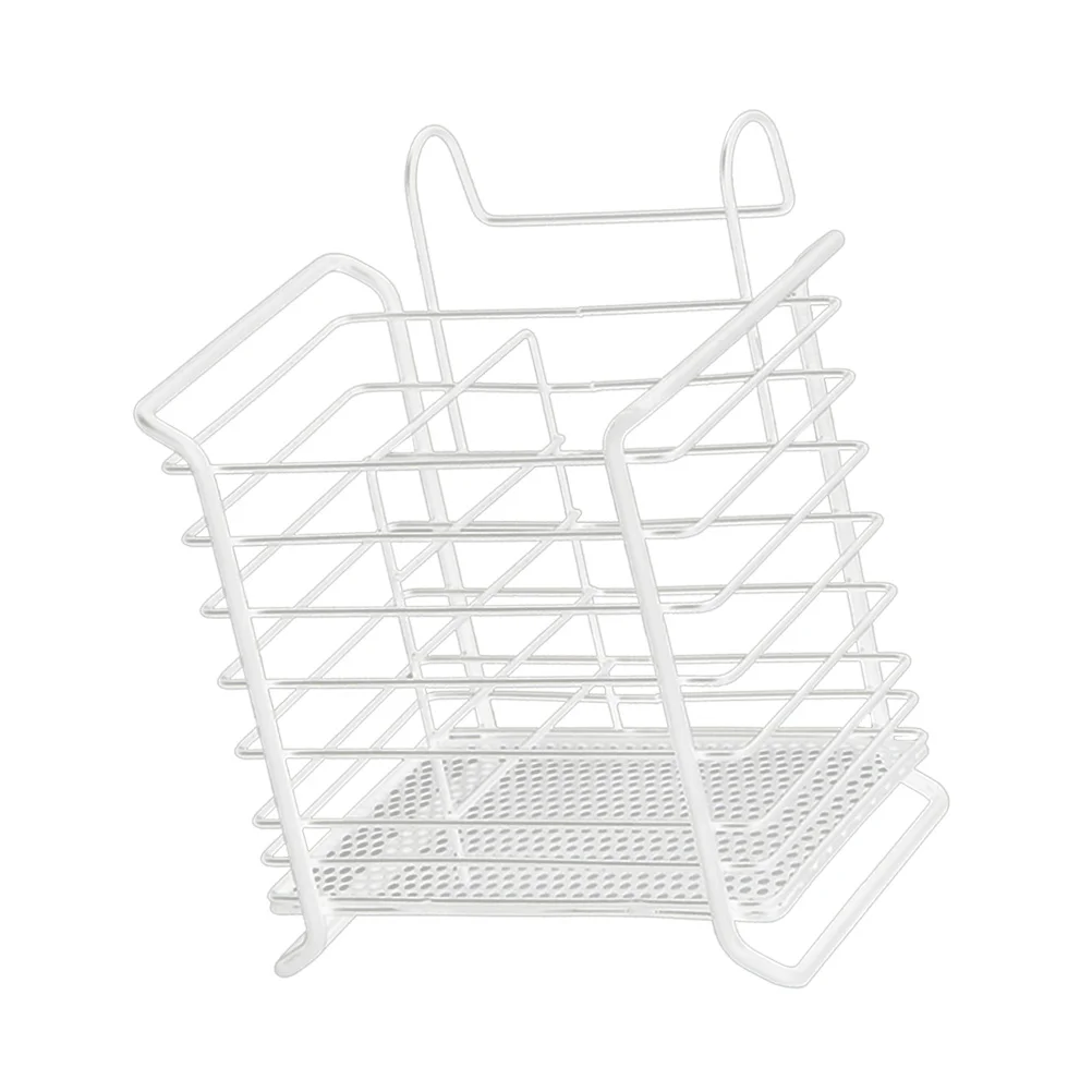 

Utensil Holder Rack Basket Drying Silverware Kitchen Cutlery Drainer Cooking Metal Chopsticks Organizer Crock Wire Drain Cup