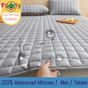 100% водонепроницаемые матрасы, ультратонкий складной хлопковый матрас для кровати, складной татами для спальни, отеля, для односпальной и двухспальной кровати разных размеров, для двуспальной кровати