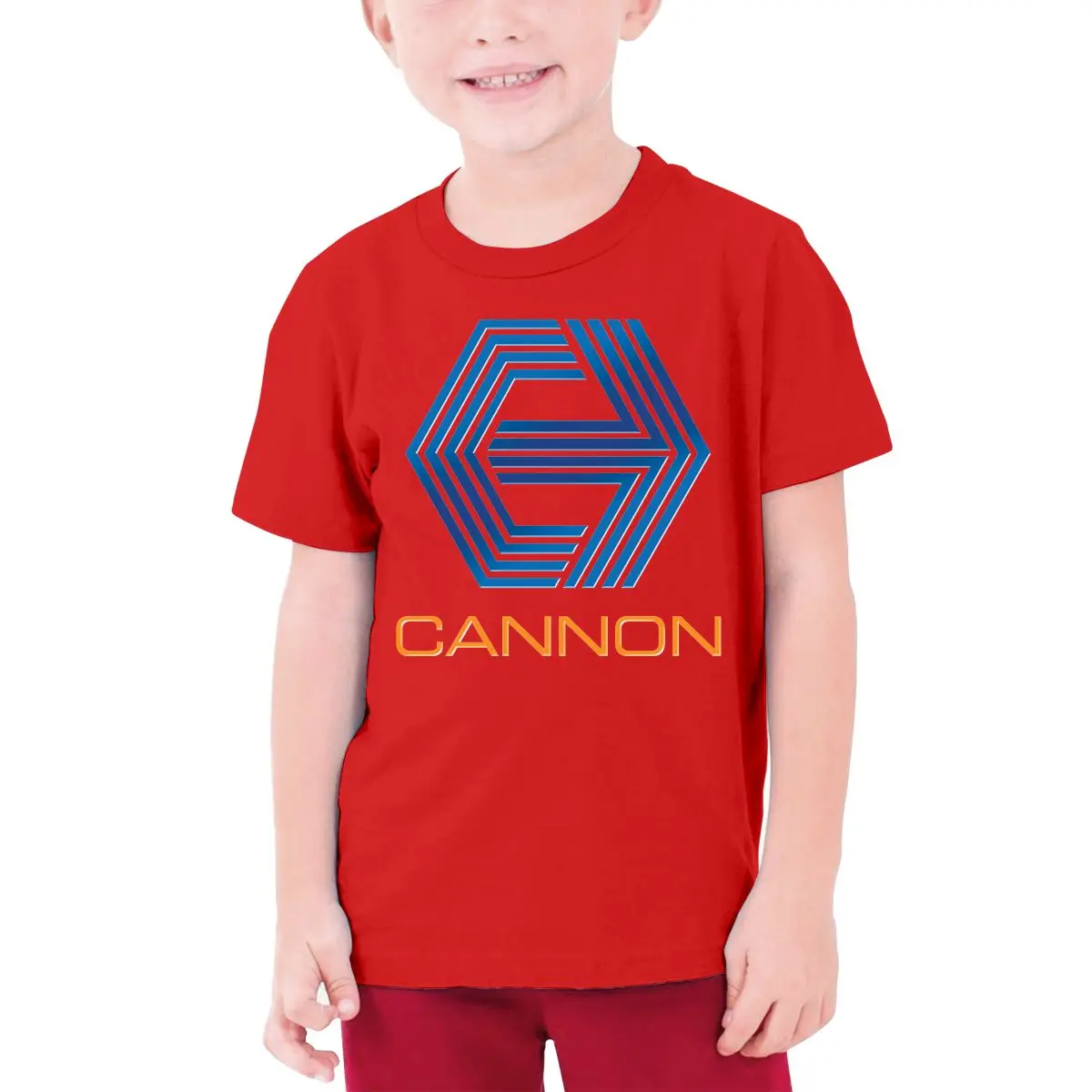 Cannon Group Logo - Films футболка для подростков ребенка редкий Повседневный модный