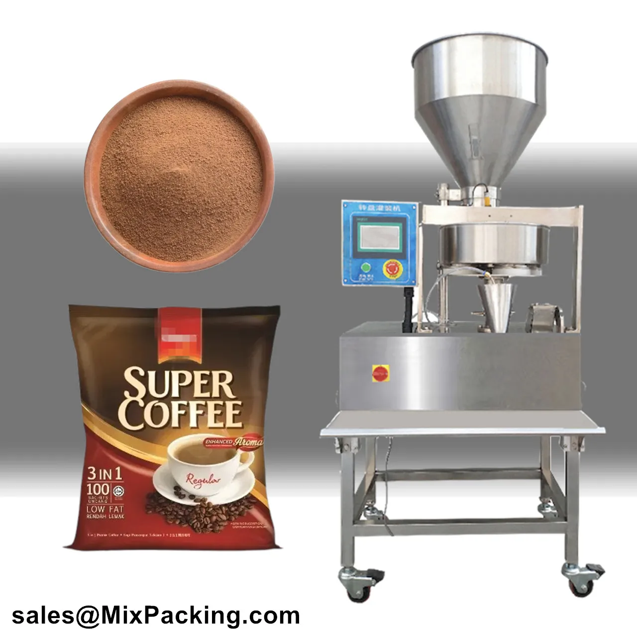 

Dosing by Volumetric Cup Filler Salt Sugar Rice Granule Food Filling Machine