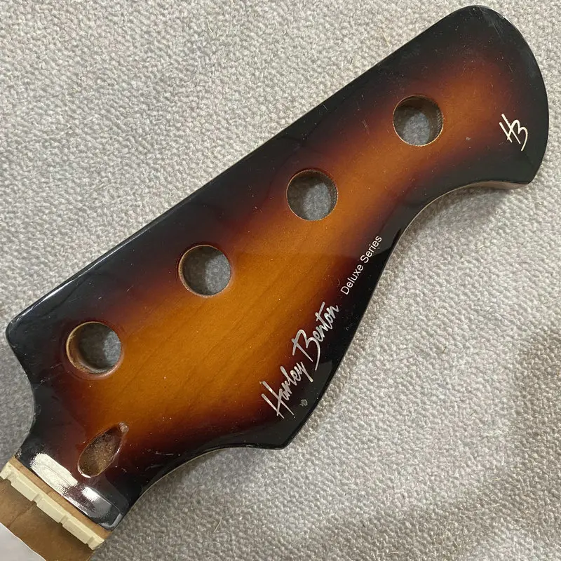 EN616 Sunburst Headstock Origianl &amp НАСТОЯЩЕГО HB 4 Струны электрический бас шея клен 21 лад