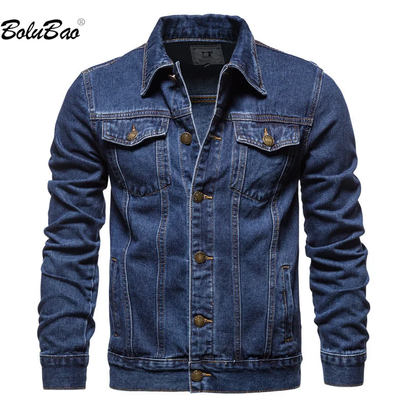 

2023 Casual Jacket Men's Spring And Summer New Solid Color Slim Denim Jacket High-Quality Hot Selling Jacket Men