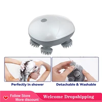 head massager grasping scalp tool electric claw kneading head headache physiotherapy meridian dredging massage tool
