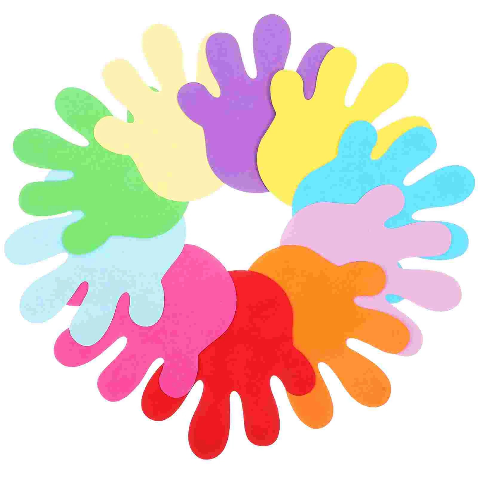 

50 Pcs Wall Papers Cutouts Decors Child Modeling Decorative Shapes Scrapbooking DIY